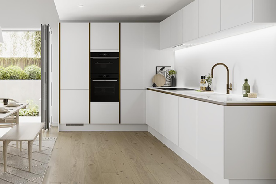 L-shaped Kitchen example 1
